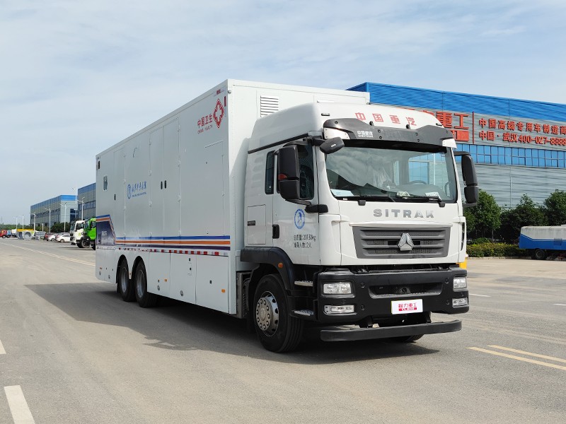 重汽汕德卡移動CT車